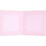 フォトマウント 真四角 バラ ピンク 5入り