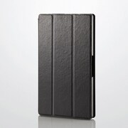AQUOS PAD SH06F用 フリーアングルレザーカバー360度回転 ブラック TBD-SH06AWVSBK