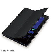 NEC LaVie Tab Eシリーズ PC-TE508S1series専用 フラップカバー 液晶保護フィルム付 ブラック TB-NEE8SAWVBK