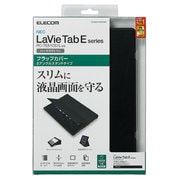 NEC LaVie Tab Eシリーズ PC-TE510S1L専用 フラップカバー 液晶保護フィルム付 ブラック TB-NEE1SAWVBK