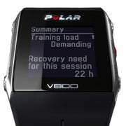 GPSマルチスポーツウォッチ 心拍センサー付 正規輸入品 V800 HR ブラック/グレー