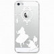 IQ-IP5ORAW-WH [iPhone SE/5s/5用オリジナルプリントケース アリス×ラビット 時計 （クリア）ホワイト]