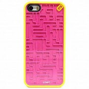 IQ-IP5MG-YEPK [iPhone5＆5s迷路ゲームケース イエロー×ピンク]