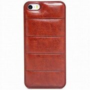 IQ-IP5LJ-BR [iPhone5/5sレザーダウンジャケットケース ブラウン]