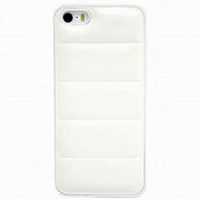 IQ-IP5LJ-WH [iPhone5/5sレザーダウンジャケットケース ホワイト]
