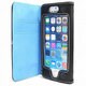 IQ-IP5SYL-BL [iPhone5/5sステッチ横開きレザーケース ブルー]