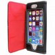 IQ-IP5SYL-RD [iPhone5/5s ステッチ横開きレザーケース レッド]