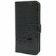 IQ-IP5WANI-BK [iPhone5/5s ワニ柄横開きレザーケース ブラック]