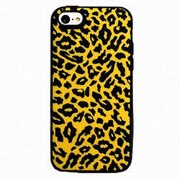 AGC-I5C-LEO [iPhone5c アニマルシリコンケース ヒョウ柄]