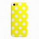 ASP-I5CDT-YE [iPhone5c ドット柄TPUケース イエロー]