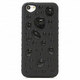 IQ-IP5C-BKBK [iPhone5c バブルデザインケース ブラック×ブラック]