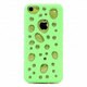 IQ-IP5C-GRCL [iPhone5c バブルデザインケース グリーン×クリア]