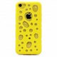 IQ-IP5C-YECL [iPhone5c バブルデザインケース イエロー×クリア]