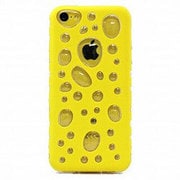 IQ-IP5C-YECL [iPhone5c バブルデザインケース イエロー×クリア]