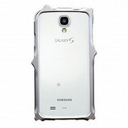GALAXY S4 セミラウンドアルミバンパー シルバー AGC-GS4SRA-SV