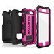 HC1267-A19C [iPhone5/5sBALLISTIC HARDCORE ブラック×ピンク×ブラック]