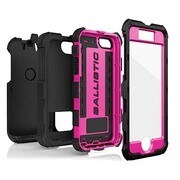 HC1267-A19C [iPhone5/5sBALLISTIC HARDCORE ブラック×ピンク×ブラック]