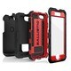 HC1267-A30C [iPhone5/5sBALLISTIC HARDCORE ブラック×レッド×ブラック]