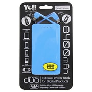モバイルバッテリー充電器 Ye！！ ENERGYduo 8400mAh ブルー BPR84-BL