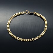 2面カット 18cm 10g 引輪 金 K18　喜平ブレスレット　