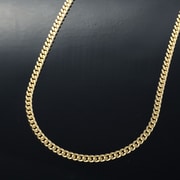 2面カット 50cm 30g 中留 金 K18　喜平ネックレス