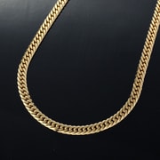 6面カット 50cm 50g 中留 金 K18　喜平ネックレス