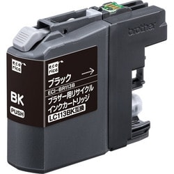 互換リサイクルインクカートリッジ ブラザー LC113BK ブラック（顔料） ECI-BR113B