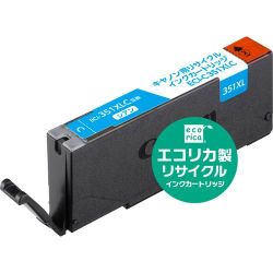 ヨドバシ.com - エコリカ Ecorica 互換リサイクルインクカートリッジ キヤノン BCI-351XLC シアン（染料）  ECI-C351XLC 通販【全品無料配達】