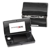 Nintendo 3DS Skin Black Woodgrain [3DS用　ドレスアップシール]