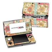 Nintendo 3DS Skin Ikat Floral [3DS用　ドレスアップシール]