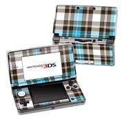Nintendo 3DS Skin Turquoise Plaid [3DS用　ドレスアップシール]