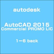 AutoCAD 2015 Commercial PROMO LIC<1ー6 back [ライセンスソフト]