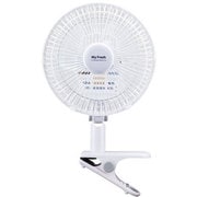 クリップ扇風機 18cm ホワイト TLF-18CL10(W)