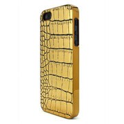 I5A06-14A313-10 [iPhone 5/5s GAZE Back Cover (Gold Croco) for iPhone 5/5s]