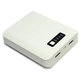 モバイルバッテリー 10000mAh USB出力：2ポート 最大合計：2.1A ホワイト SWMB06MT-WH