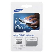 PRO microSDXC UHS-Iカード Class10 64GB(変換アダプタ付属) MB-MG64DA/JP