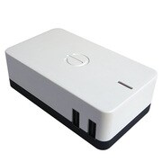 4.2A 4ポートUSB AC充電器 FE-42USBAC4/WH