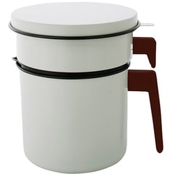 活性炭オイルポット1200ml カートリッジ1個付け H-OP1200WH