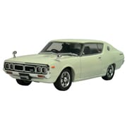 08037 [1/43 KGC110 ケンメリ スカイライン HT 2000GT ホワイト]