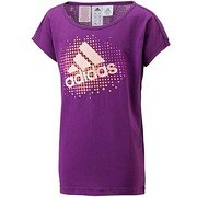F48546 [DANCE ワードローブ DANCE Tシャツ ALL40 キッズ J140 トライブパープルS14]