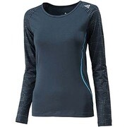 F49027 [蘭（ラン） ランニング ベースレイヤー 長袖Tシャツ AML29 レディース J/L ナイトシェイドF13]