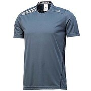 F82529 [CLIMACHILL ショートスリーブTシャツ AH147 メンズ Mサイズ ダークオニックス/ブラック]