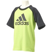 F89603 [TCOSF CLIMALITE COTTON ショートスリーブ Tシャツ DDF53 キッズ J160 ソーラースライム]