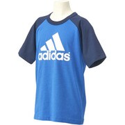 F89604 [TCOSF CLIMALITE COTTON ショートスリーブ Tシャツ DDF53 キッズ J150 ブルービューティー]