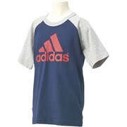 F89605 [TCOSF CLIMALITE COTTON ショートスリーブ Tシャツ DDF53 キッズ J150 カレッジネイビー]