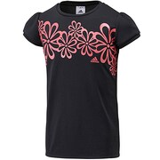 F92385 [adidasbloom ショートスリーブ フラワーTシャツ 半袖 DEA40 キッズ J160 ブラック]