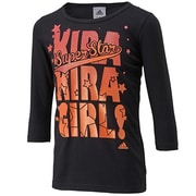 F92471 [DANCE ロングスリーブ グラフィック Tシャツ DEA64 キッズ J150 ブラック]