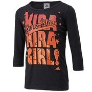 F92471 [DANCE ロングスリーブ グラフィック Tシャツ DEA64 キッズ J160 ブラック]
