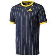 F95115 [CEL ピンストライプ ショートスリーブTシャツ 半袖 DDW76 メンズ J/M カレッジネイビー]