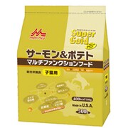 Super Gold (スーパーゴールド) サーモン＆ポテト マルチファンクションフード [子猫用 ドライフード 500g]